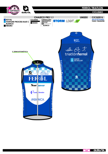 Chaleco PRO 1.1 - Royal