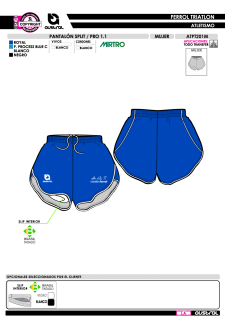 Pantalón Split PRO 1.1 - Royal 2