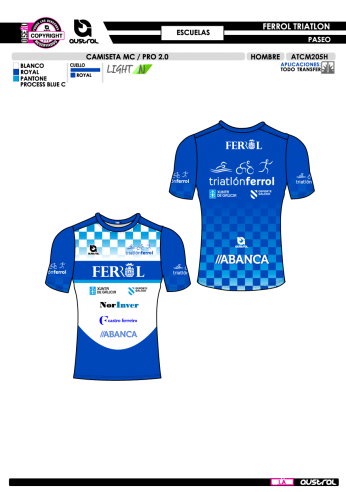 Camiseta MC PRO 2.0 - Escuelas - Royal
