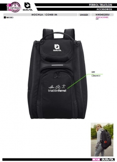 Mochila Combi IM - Negro