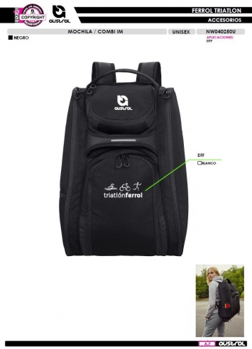 Mochila Combi IM - Negro