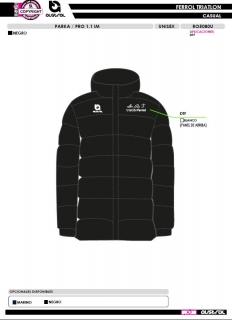 Parka PRO 1.1 IM - Negro