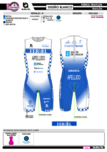 Tritraje K - Blanco