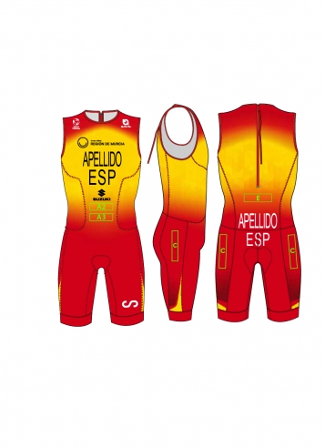 Tritraje PRO 2.0 - Paratriatlón - Rojo