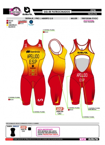 Tritraje PRO abierto 2.0 -...