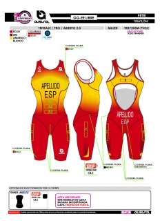 Tritraje PRO abierto 2.0 -... 2