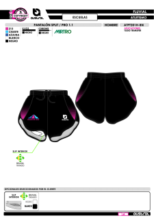 Pantalón Split PRO 1.1 - Negro 2