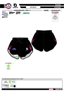 Pantalón Split PRO 1.1 - Negro 2