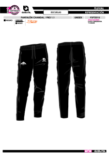 Pant. Chándal PRO 1.1 - Negro 2
