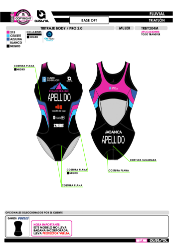 Tritraje Body PRO 2.0 - Negro