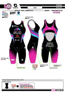 Tritraje PRO abierto 2.0 -... 2