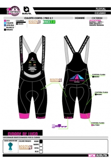 Culotte Corto PRO 3.1 - Negro 2