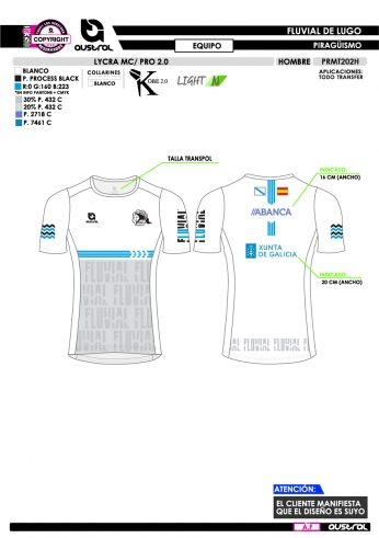 Lycra MC PRO 2.0 - Equipo - Blanco