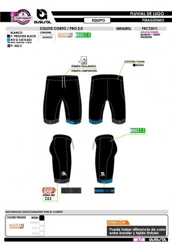 Culote CORTO PRO 2.0 - Negro