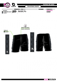 Bermuda PRO 1.1 - Negro 2