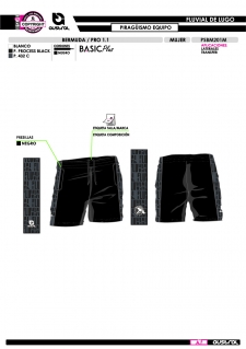 Bermuda PRO 1.1 - Negro 2