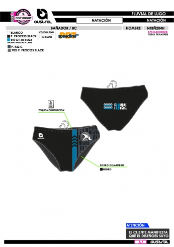 Bañador 8C - Negro