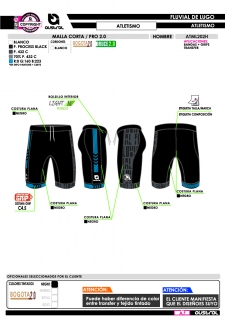 Malla Corta PRO 2.0 - Negro 2