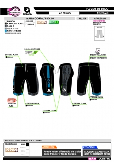 Malla Corta PRO 2.0 - Negro 2