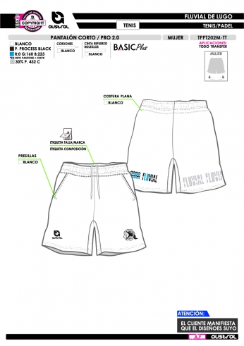 Pantalón Corto PRO 2.0 - Blanco