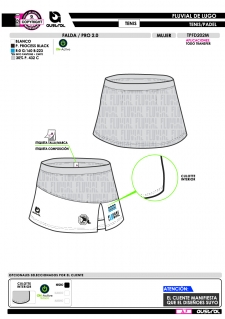 Falda PRO 2.0 - Blanco 2