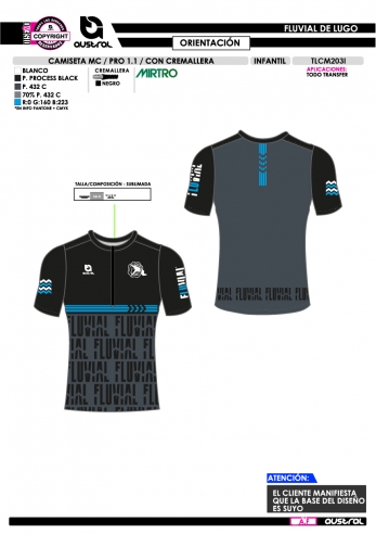 Camiseta MC PRO 1.1 con cremallera -...