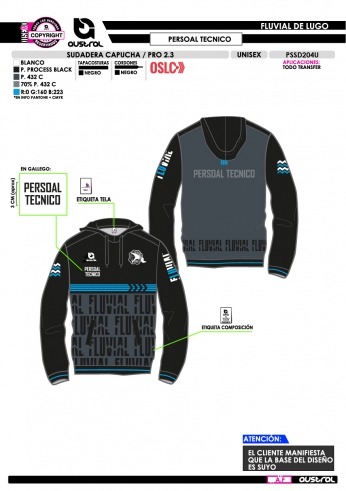 Sudadera Capucha PRO 2.3 - P. Técnico...