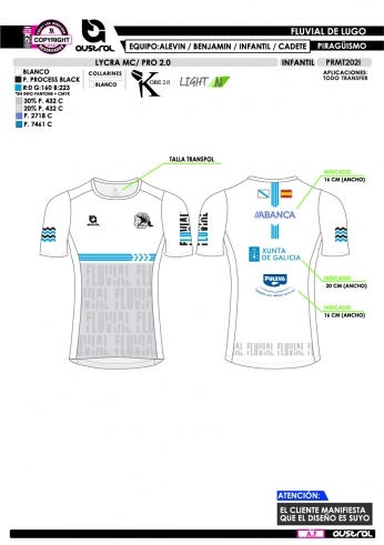 Lycra MC PRO 2.0 - Escuelas - Blanco