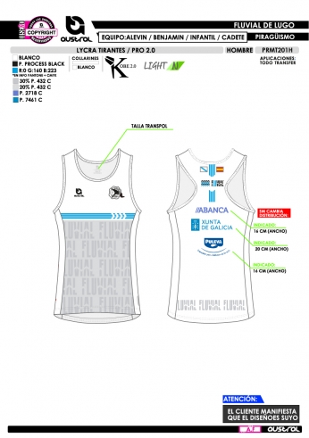 Lycra Tirantes PRO 2.0 - Escuelas -...