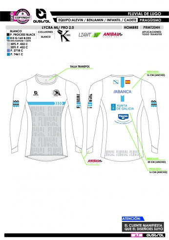 Lycra ML PRO 2.0 - Escuelas - Blanco