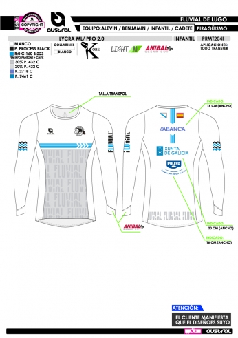 LYCRA ML PRO 2.0 - Escuelas - Blanco