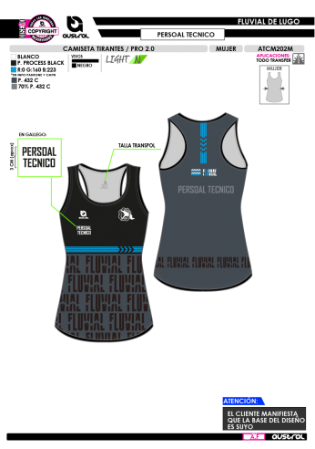 Camiseta Tirantes PRO 2.0 - Técnicos...