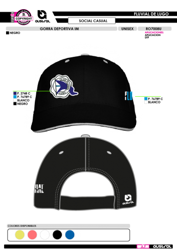 Gorra Deportiva IM - Negro