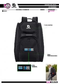 Mochila Combi IM - Negro 2