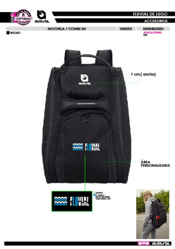Mochila Combi IM - Negro