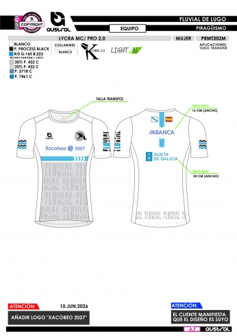 Lycra MC PRO 2.0 - Equipo - Blanco