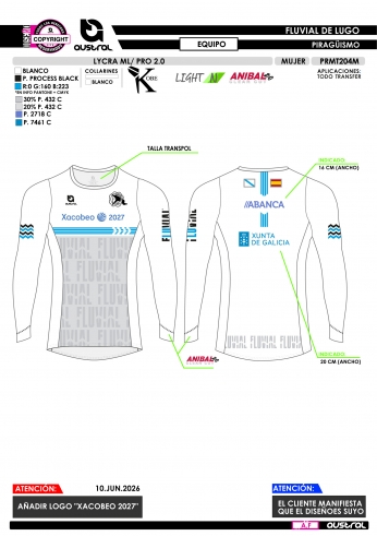 Lycra ML PRO 2.0 - Equipo - Blanco