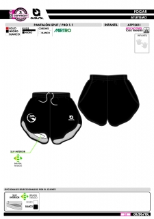 Pantalón Split PRO 1.1 - Negro 2