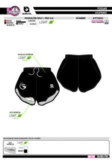 Pantalón Split PRO 2.0 - Negro 2