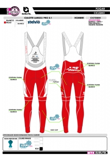 Culotte Largo PRO 3.1 - Rojo 2