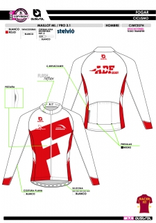 Maillot ML PRO 3.1 - Blanco 2