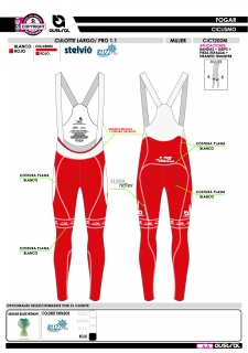 Culotte Largo PRO 1.1 - Rojo 2