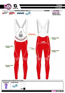 Culotte Largo PRO 1.1 - Rojo 2