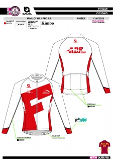 Maillot ML PRO 1.1 - Blanco 2