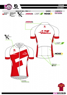 Maillot MC PRO 1.1 - Blanco 2