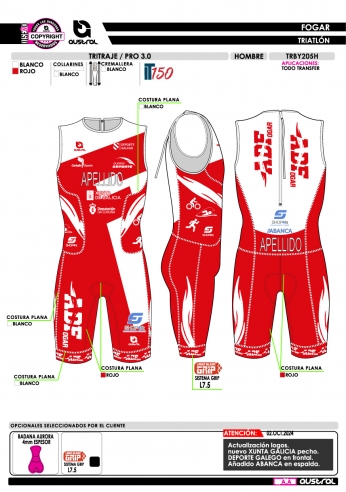 Tritraje PRO 3.0 - Rojo