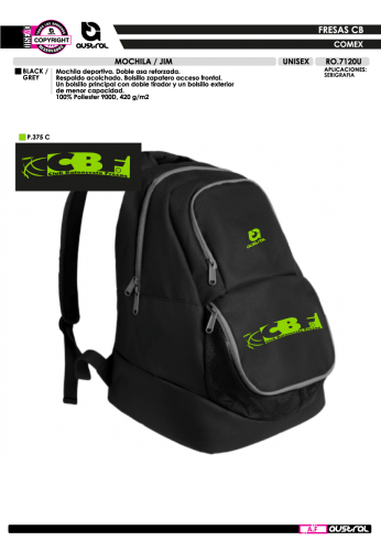 Mochila J IM - Negro