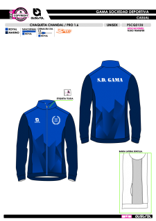 Chaq. Chándal PRO 1.6 - Royal 2