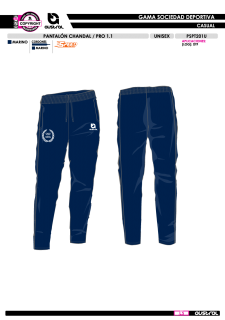 Pant. Chándal PRO 1.1 - Marino 2