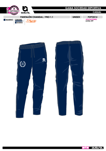 Pant. Chándal PRO 1.1 - Marino